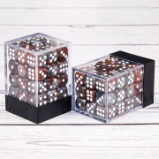 (Gold+Silver) 12mm pips dice 